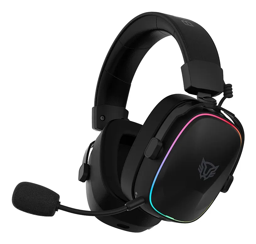 Audifonos Gamer Inalambrico Aeon Expert HS1100 Balam Rush Advanced Series Sonido Envolvente Negro BR-938501
