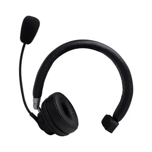 Diadema Din Three TechZone - inalámbrica BT con micrófono integrado, 1 año de garantía Negro TZDIBT01
