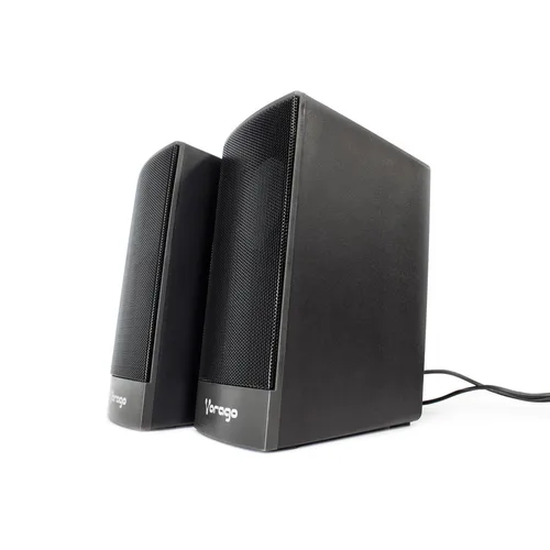 Bocina VORAGO SPK-106 - Negro, Alámbrico, USB/3, 5mm 6 W