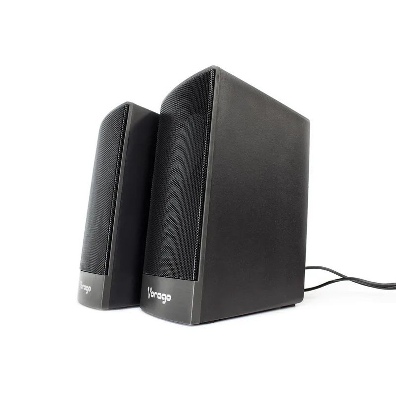 Bocina VORAGO SPK-106 - Negro, Alámbrico, USB/3, 5mm 6 W