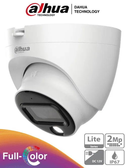 Cámara domo DH-HAC-HDW1209TLQN-A-LED-0280B-S3 | Hailan Store