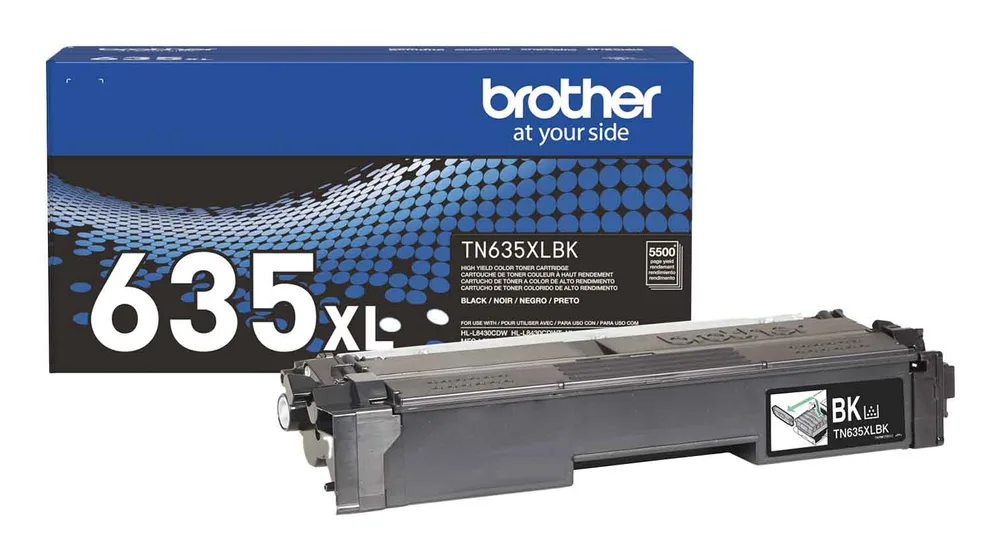 Tóner Brother TN635XLBK negro rendimiento aprox. 5 - 500 págs. para MFCL8730CDW, MFCL8970CDW, HLL8570CDW