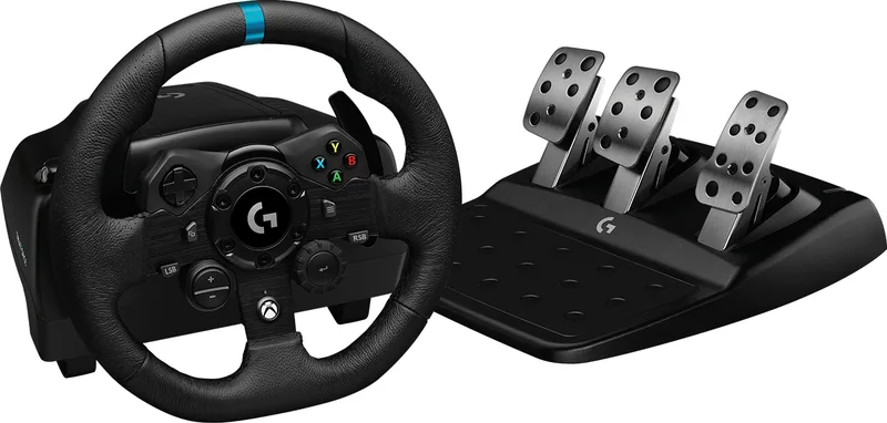 Volante mas Pedal LOGITECH G923 - Volante y Pedal Negro 941-000156