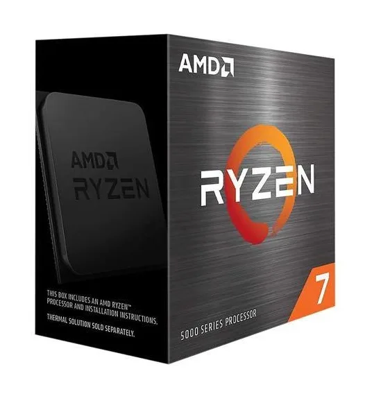 AMD RYZEN 7 5700X - 8 núcleos, Socket AM4, No Incluye Ventilador, Se requiere una tarjeta gráfica independiente 3,4 GHz 100-100000926WOF