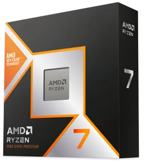 AMD RYZEN 7 9800X3D - 8 núcleos, Socket AM5, No incluye ventilador, Con gráficos incluidos 100-100001084WOF