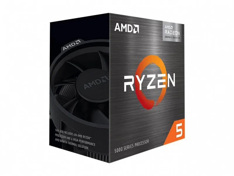Procesador AMD RYZEN 5 5600GE - AMD Ryzen 5, 3, 4 GHz, 6 núcleos, Socket AM4, 16 MB 3,4 GHz 100-100000261BOX