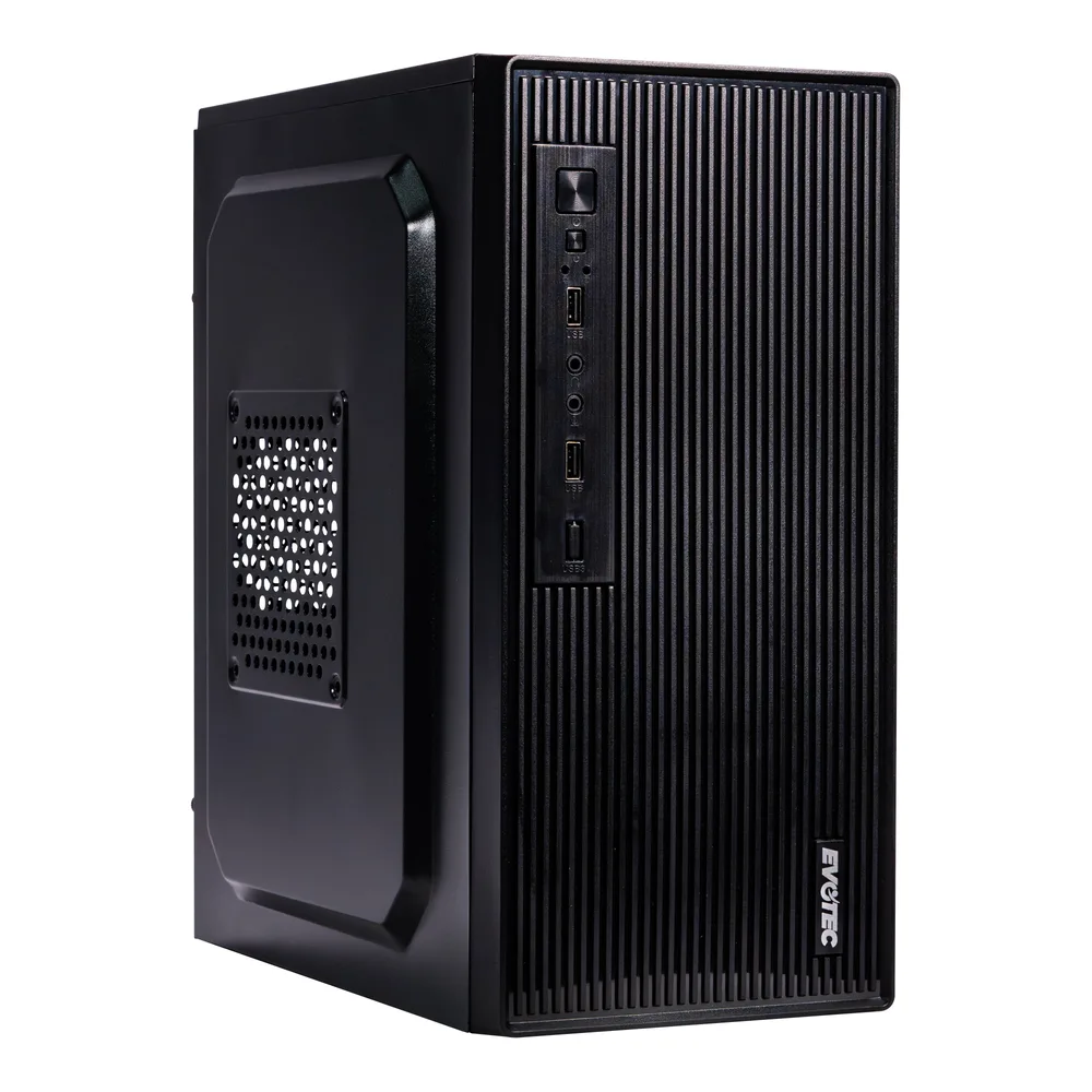Computadora EVOTEC EV-I512-VERTEC-23 Intel i5-12400 - 16 GB, SSD 480GB, WIN 11 PRO PRUEBA PC de Escritorio Ensamblada 480 GB SSD