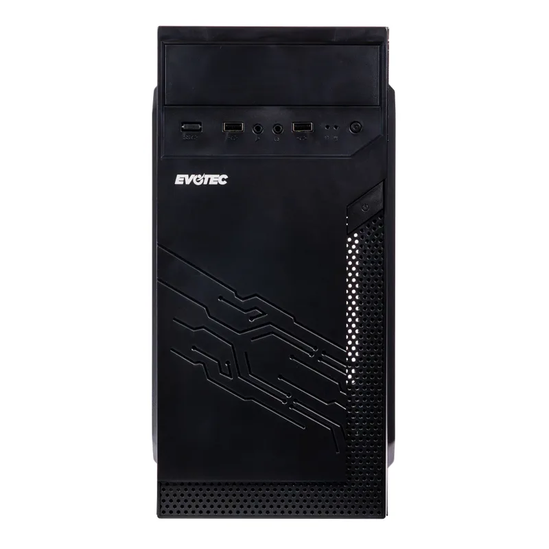 Computadora EVOTEC EV-i312-VERTECPLUS-24 Intel i3-12100 - 8GB, SSD 480GB, WIN 11 PRO PRUEBA PC de Escritorio Ensamblada 480 GB SSD