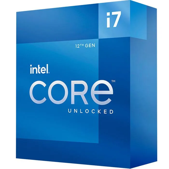 Procesador Intel Core i7-12700KF 2.70GHz - 12 núcleos Socket 1700, 25 MB Caché, Alder Lake. (REQUIERE TARJETA DE VIDEO Y VENTILADOR. SOLO CHIPSET