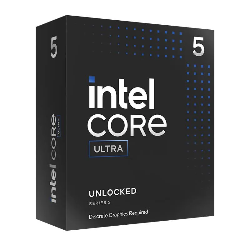 Procesador Gaming Intel Core ULTRA 5 - 245KF de 5.2 GHz Max Turbo - 14 Core, 22 Tops (IA), requiere GRÁFICOS - DISIPADOR (Socket LGA 1851) 24 MB