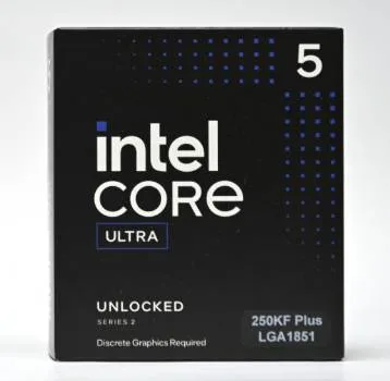 Procesador Intel® Core™ Ultra 5 Plus - BX80768250KF, 3.3 Ghz, 18 núcleos, LGA 1851, 22 TOPS (SIN DISIPADOR - SIN GRAFICOS) 3,3 GHz
