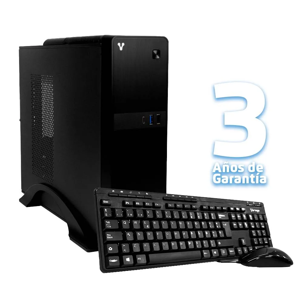 Computadora VORAGO SLIMBAY SB5 I8 - Intel Core, i5-10400, 8 GB, 240 GB Incluye KIT de teclado y mouse SB5 I5 10400-NOS-44