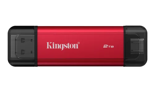 Unidad de Estado Solido Portable Kingston SPSD 2TB Dual Usb-a/c 3.2 Gen 2 R.1050MB/S W.950MB/S Rojo Kingston Technology 2 TB SPSD/2TB