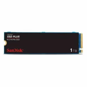 Unidad de Estado Solido SanDisk Plus NVMe - 1TB, M.2, 3200 MB/s Lectura, PCI Express 3.0 1 TB SDSSDA3N-1T00-G26
