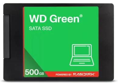 Unidad de estado Solido SSD WD Green - 500GB, 2.5 pulgadas, 545 MB/s Lectura, SATA III SANDISK 500 GB WDS500G5G0A