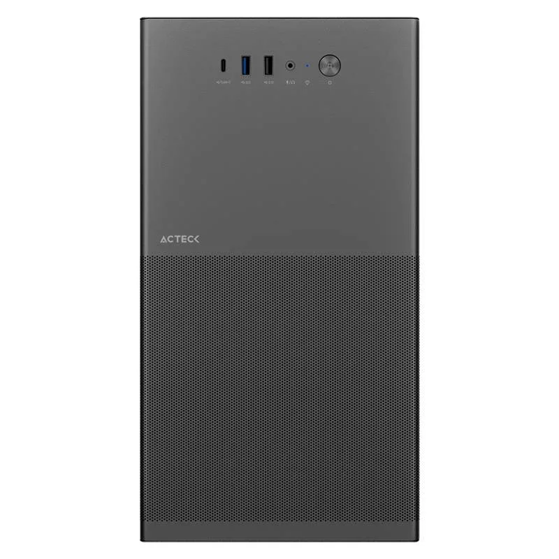 Gabinete Mini Torre REX PRO GI757 ACTECK Factor Micro ATX- Mini ITX Negro AC-944007
