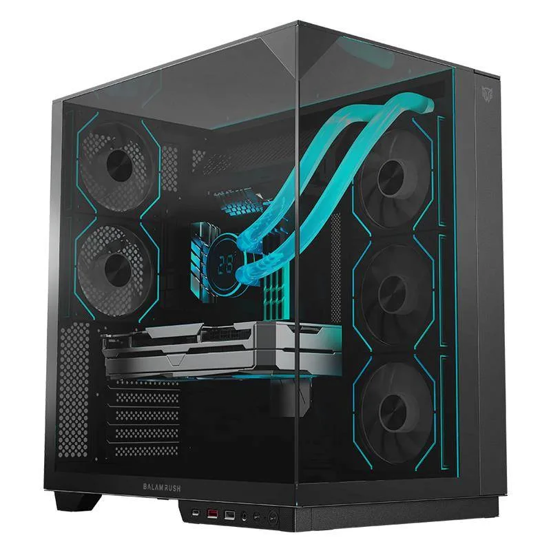 Gabinete Gamer Media Torre Tank Expert 7600 Legend Series - Factor: ATX, Micro ATX, Mini ATX, Panel de Cristal Templado Balam Rush TANK MAJESTIC 7600