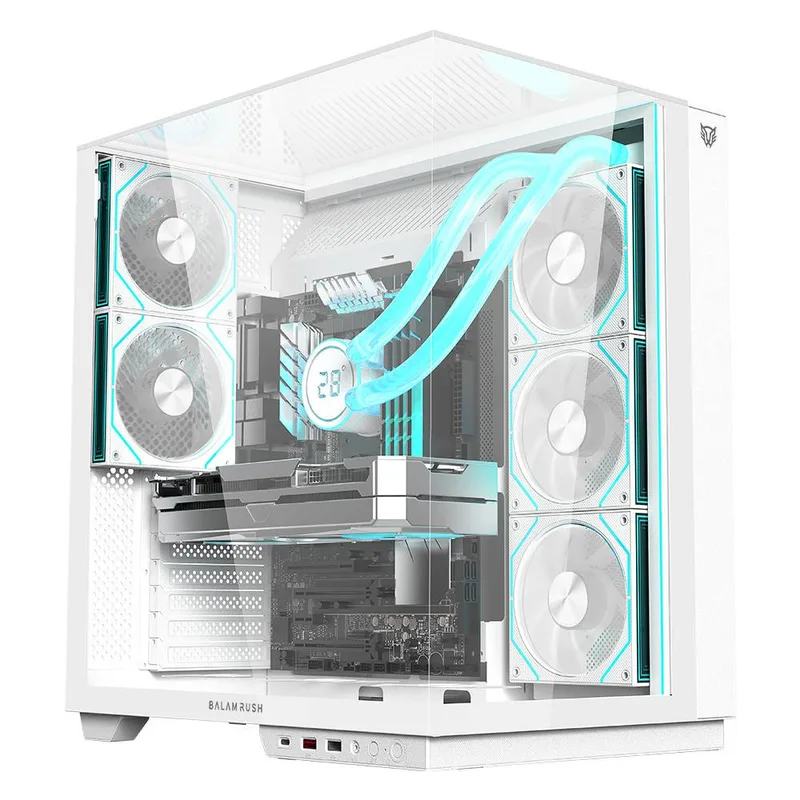 Gabinete Gamer Media Torre Tank Expert 7600 Legend Series - Factor: ATX, Micro ATX, Mini ATX, Panel de Cristal Templado Balam Rush TANK MAJESTIC 7600