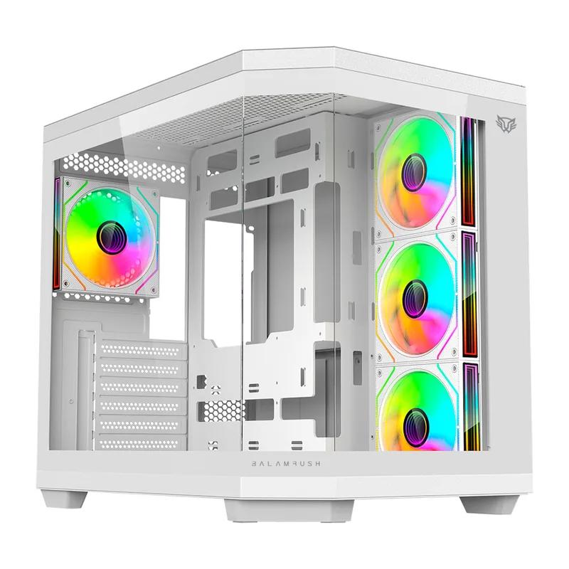 Gabinete Gamer Media Torre Tank Master 9600TB Legend Series Balam Rush Blanco BR-938686