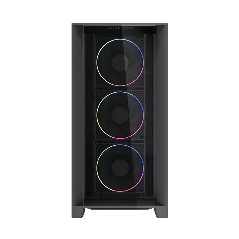 Gabinete Gamer Media Torre Carbono Polar Twin Mate 9900 Legend Series - Color Negro, BR-941457 Balam Rush