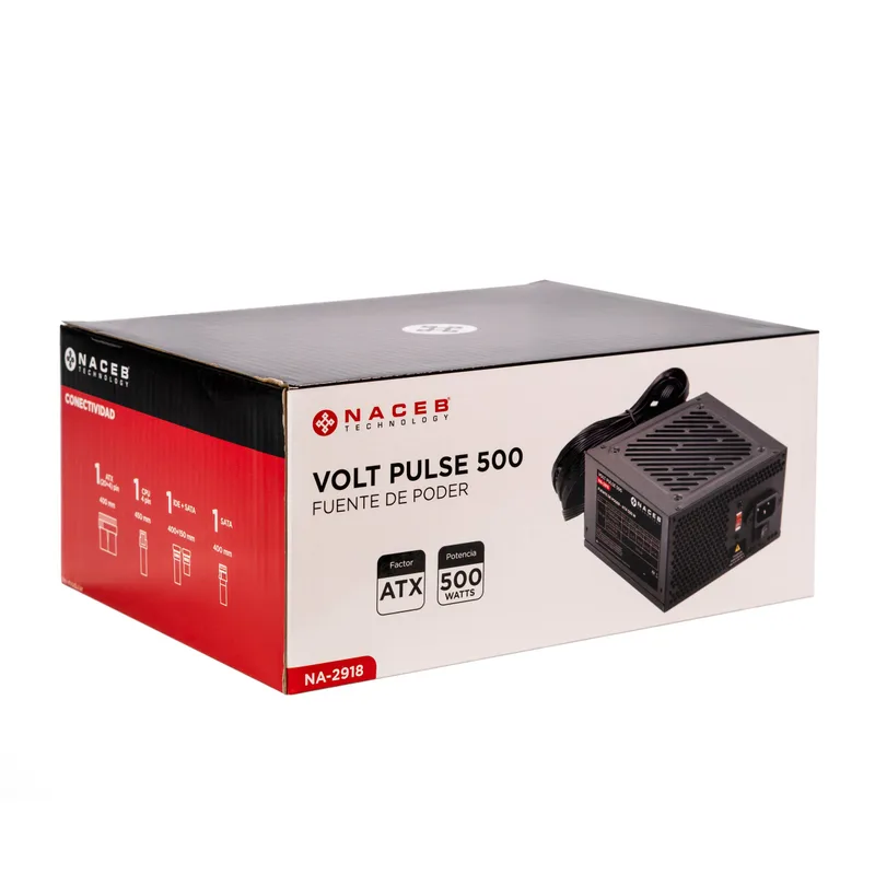 Fuente de Poder Atx 500W Volt NA-2918 Naceb Technology
