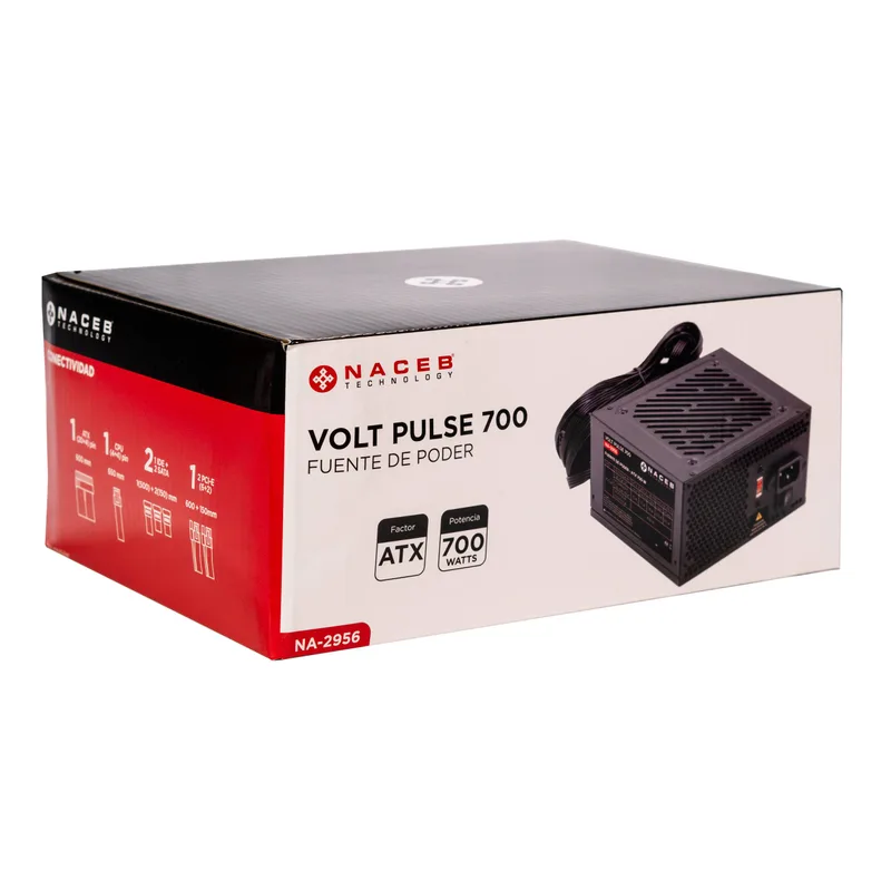 Fuente de Poder Atx 700W Volt NA-2956 Naceb Technology 700 W