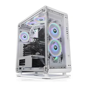 Gabinete Thermaltake Core P6 TG Snow Semi Torre - ATX/Mini-ITX/Micro-ATX, USB 2.0/3.0, sin Fuente, sin Ventiladores Instalados CA-1V2-00M6WN-00