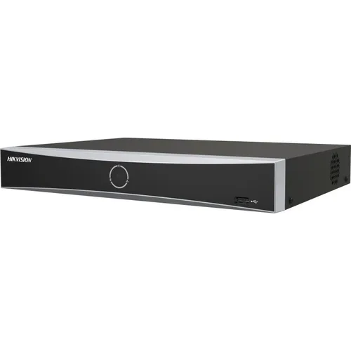 NVR 12mp (4K)/ 4CH IP/ 4 Puertos PoE+/ [Acusearch] Reconocimiento Facial/ AcuSense/ 1 Bahías de Disco Duro/ HDMI en 4K/ 300 Metros PoE Modo Extendido