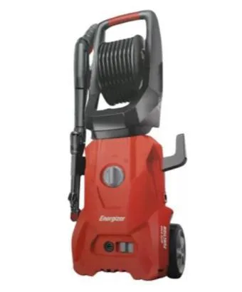 Hidrolavadora eléctrica ENERGIZER EZX1600: Motor de 1600 W - presión de 1800 psi y caudal de 420 L/h Rojo