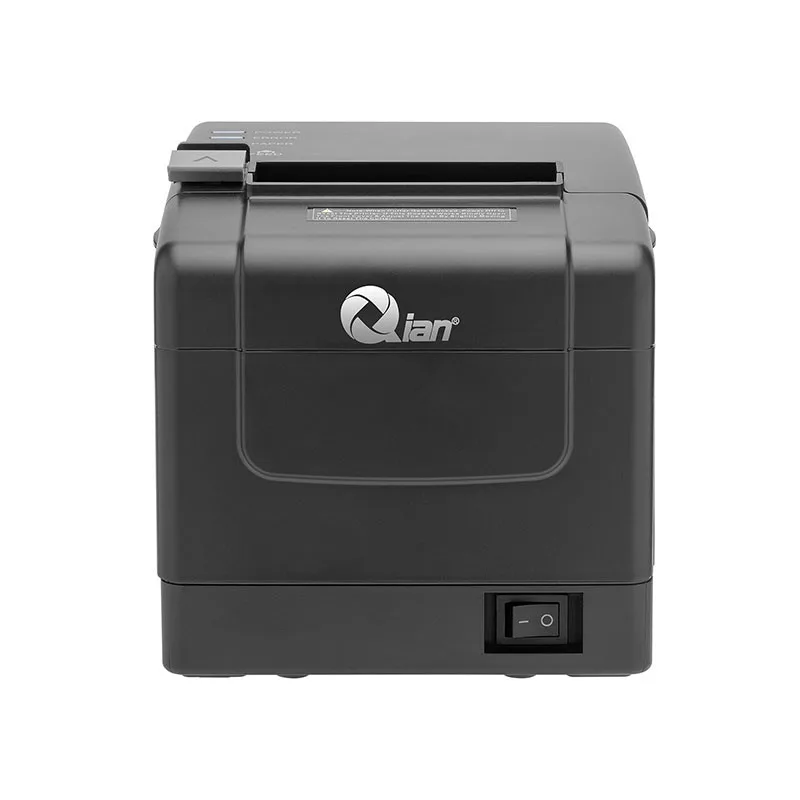Qian Impresora Termica Anjet 80MM Ultra - Lan, Serial Usb, BT Y Wifi, Impresión ESC7POS, Velocidad 160MM 7 Seg Admite Codigos 1D, Mod. QTP-BTWF-01