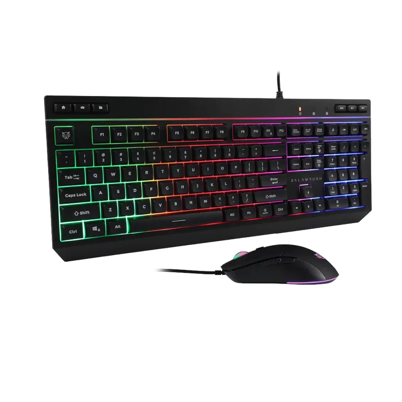 Kit Teclado y Mouse USB Balam Rush SQUAD MASTER PLUS KTM555 AZENDER SERIES BR-936286