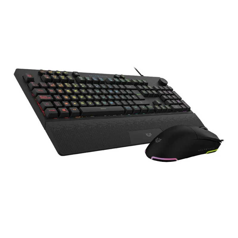 Kit Teclado y Mouse Balam Rush SQUAD MASTER PRO KTM777 AZENDER SERIES Negro BR-936903