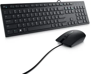Kit de Teclado y Mouse Óptico DELL KM300C (580-AKKW) - Alámbrico, USB 2.0, Negro, Español 1000 DPI