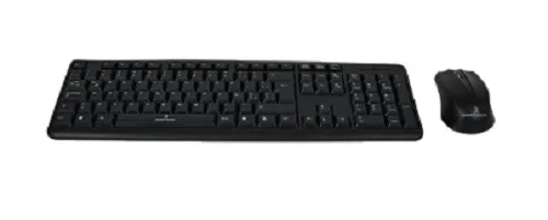 Kit Alámbrico USB Teclado y Mouse Antiderrames Color Negro | PERFECT CHOICE 1000 DPI PC-201076