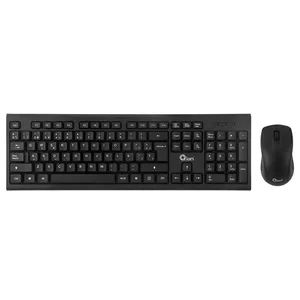 Kit de teclado y mouse keymate 2.0 USB QIAN Modelo QKX-WRESP-01-BK 1200 DPI