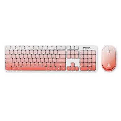 Kit de Teclado Y Mouse Inalámbrico - Bluetooth Y Radiofrecuencia, Multimedia, 2.4MHZ, Alcance 10M, Bateria Recargable, Compatible con Win, Ios Y 60080