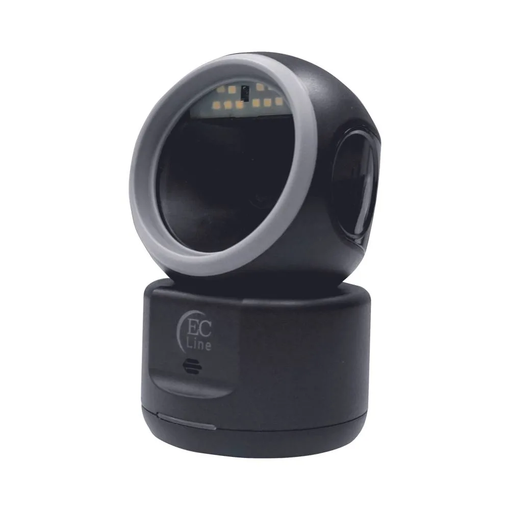 Lector de Código de Barras 2D EC LINE. (EC-2600-2D). Escaneo continuo por inducción automática. Interfaz: USB. Capaz de leer códigos 1D - 2D en