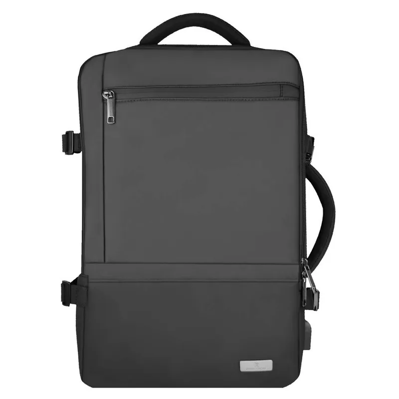 Mochila Expandible de viaje para Laptop con Sujetador para Maleta Travela Color Negro | PERFECT CHOICE PC-084808
