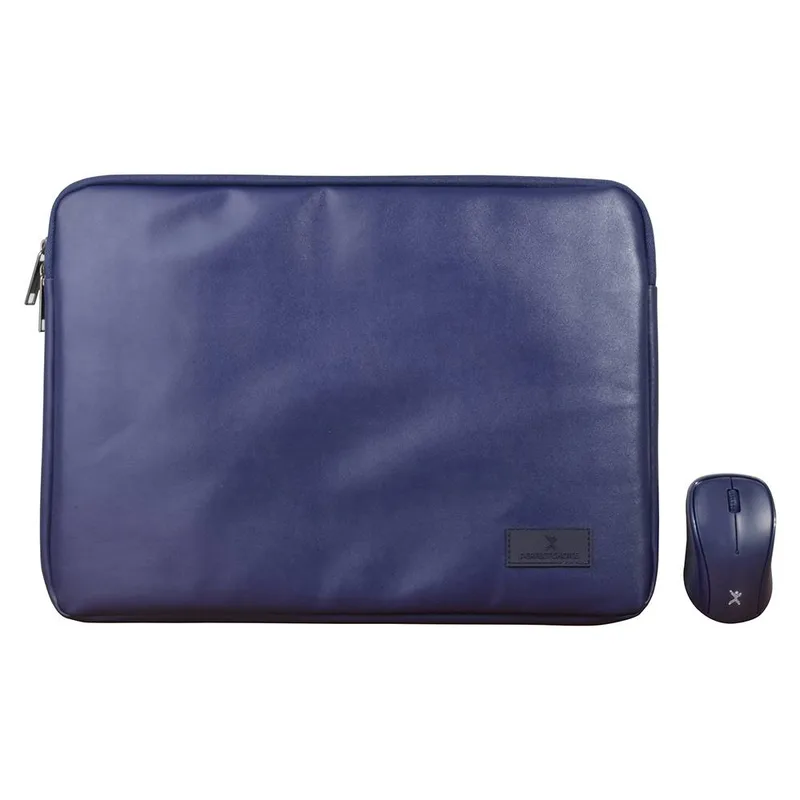 Kit de Mouse Inalámbrico + Funda para Laptop 15.6 pulgadas Cannoli Color: Azul | PERFECT CHOICE PC-911890