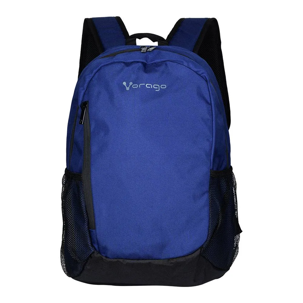 MOCHILA VORAGO BP-150 ECOLÓGICA rPET LAPTOP 15.6 pugladas AZUL / NEGRO BP-150-BL