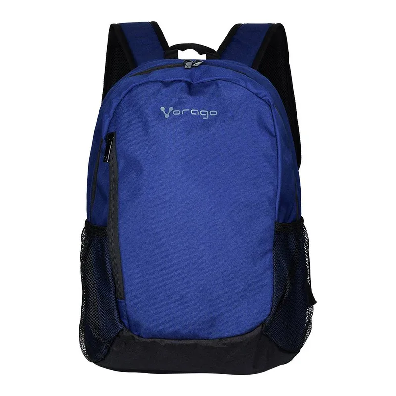 MOCHILA VORAGO BP-150 ECOLÓGICA rPET LAPTOP 15.6 pugladas AZUL / NEGRO BP-150-BL