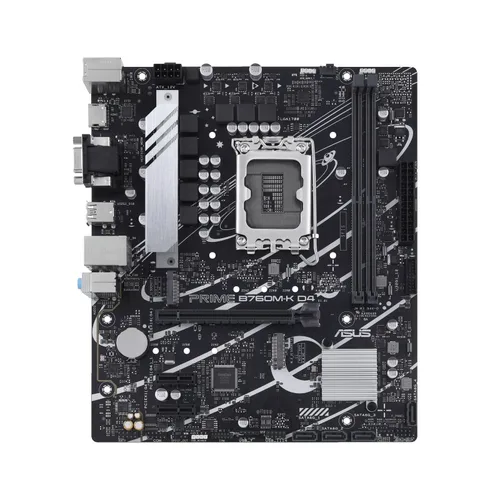 Tarjeta Madre ASUS PRIME B760M-A AX D4 - Matx, Intel, LGA 1700, Intel® de 13a y de 12a gen, PCIe 4.0, DDR4, M.2, Wi-Fi 6, DisplayPort, Dual HDMI®,