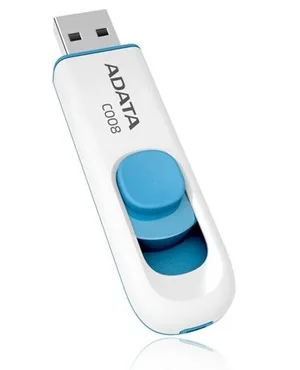 Memoria USB ADATA C008 - Color blanco, 32 GB, USB 2.0 AC008-32G-RWE