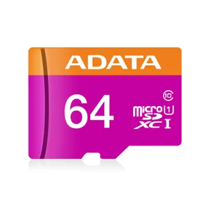Memoria Micro SD ADATA UHS-I U1 - 64 GB, 30 MB/s, 10 MB/s, Negro AUSDX64GUICL10-RA1