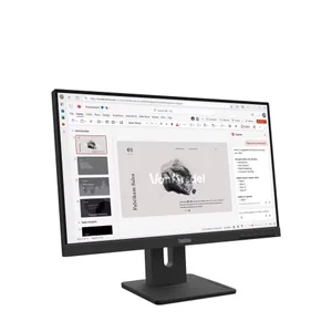 Monitor Lenovo ThinkVision E22-40 - Panel IPS de 21, 5 pulgadas, 1x HDMI 1.4, 3 años garantía, bocinas integradas y ergonómico 100 Hz 64C9MAR6LA
