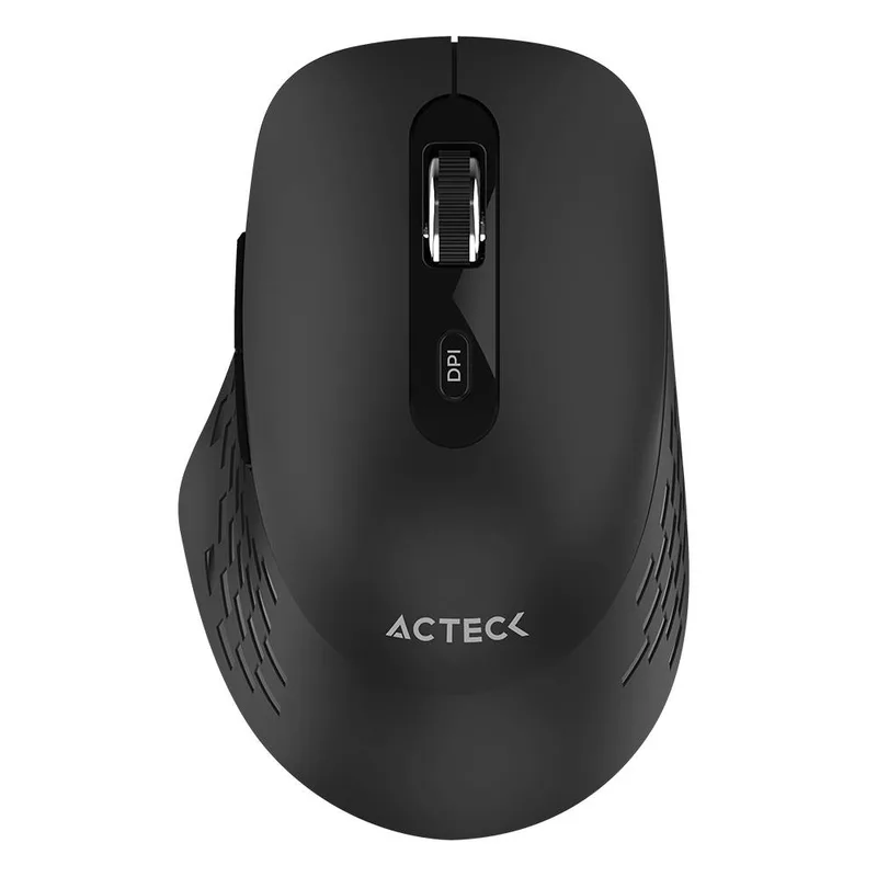 Mouse Inalámbrico 2.4hz Optimize Flow MI480 Advanced Series Conexión USB Dongle 2.4ghz - Conexión Bluetooth, 5 Botones + Scroll ACTECK 1600 DPI