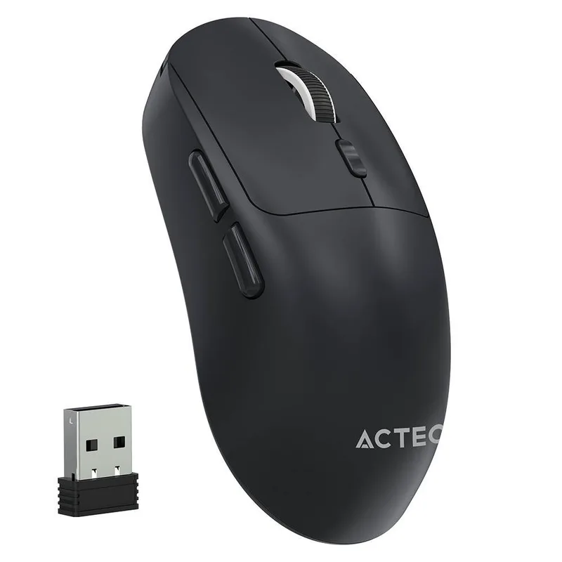 Mouse Ergonómico Multidispositivo Instinct Click MI484 / hasta 3 - 200 DPI Ajustable / 2.4 Ghz + Bluetooth / 5 Botones / Recargable / Advanced Series