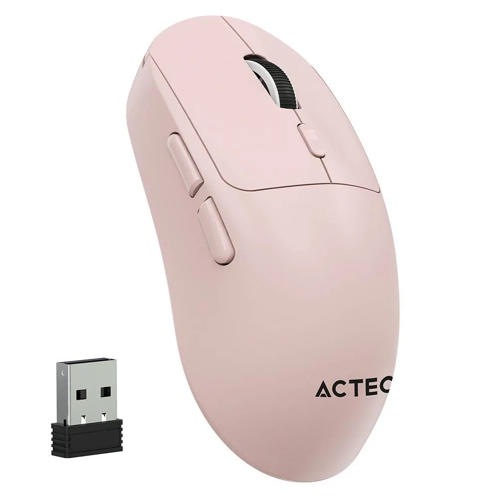 Mouse Ergonómico Multidispositivo Instinct Click MI484 / hasta 3 - 200 DPI Ajustable / 2.4 Ghz + Bluetooth / 5 Botones / Recargable / Advanced Series