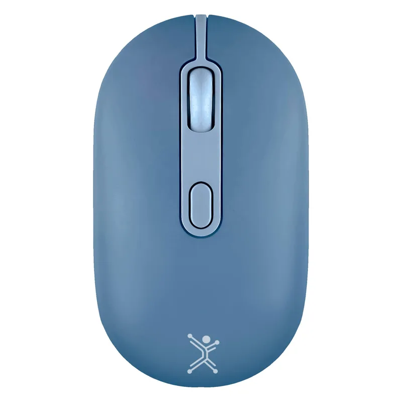 Mouse Recargable 2.4GHz + Bluetooth Clic Silencioso COLORI Color Azul | PERFECT CHOICE PC-045250