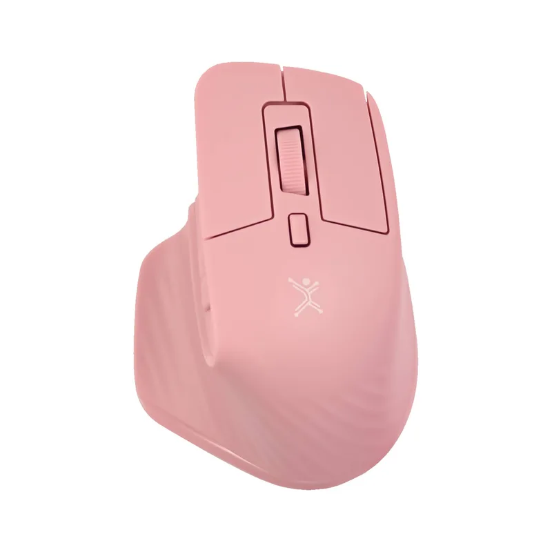 Mini Ratón Recargable Conexión Dual 2.4 GHz + Bluetooth Pixie Color Rosa | PERFECT CHOICE 1600 DPI PC-045281